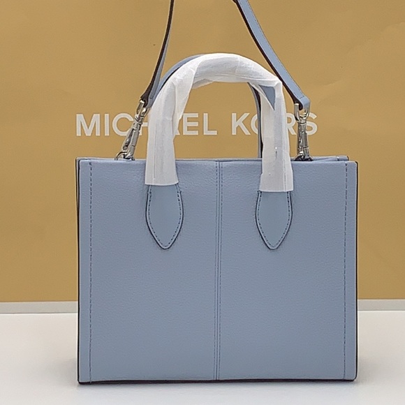 MICHAEL KORS Mirella Small Shopper TZ XBody Pebbled Leather Crossbody
Pale Blue - Picture 6 of 16